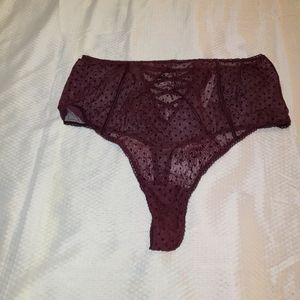 NWOT Victoria's Secret Hi-Rise Thong, Size XL